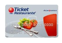 CARTÃO TICKET RESTAURANTE