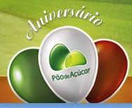 WWW.PAODEACUCAR.COM.BR/ANIVERSARIO, PROMOÇÃO ANIVERSÁRIO PÃO DE AÇÚCAR