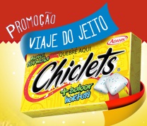 WWW.VIAJEDOJEITOCHICLETS.COM.BR, PROMOÇÃO VIAJE DO JEITO CHICLETS