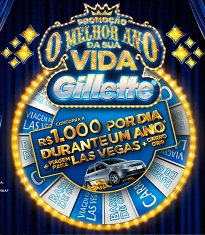 WWW.PROMOCAOGILLETTE.COM.BR, PROMOÇÃO O MELHOR ANO DA SUA VIDA GILLETTE