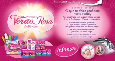 PROMOÇÃO VERÃO ROSA INTIMUS, PARTICIPAR, WWW.VERAOROSAINTIMUS.COM.BR