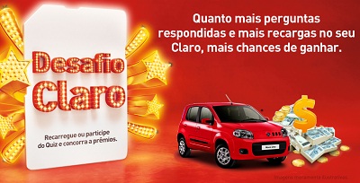 WWW.DESAFIOCLARO.COM.BR, PROMOÇÃO DESAFIO CLARO