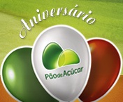 PROMOÇÃO ANIVERSÁRIO PÃO DE AÇÚCAR 2012