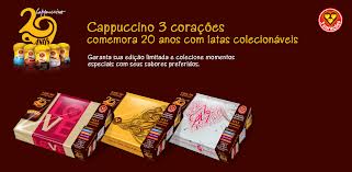 PROMOÇÃO 20 ANOS CAPPUCCINO 3 CORAÇÕES, WWW.PERFEITOPARA.COM.BR/20ANOS