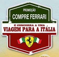 PROMOÇÃO COMPRE FERRARI E VIAJE PARA A ITÁLIA, WWW.GPFERRARI.COM.BR
