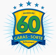 WWW.VW.COM.BR/60CARAS, PROMOÇÃO 60 CARAS DE SORTE VOLKSWAGEN