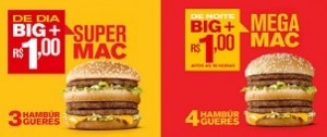 SUPER E MEGA MAC NO MCDONALD'S